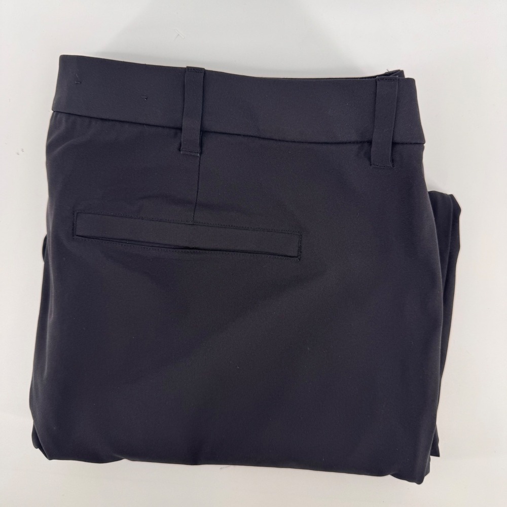 Lululemon Commission Slim-Fit Pant Mens 44 x 30 Black Warpstreme Tapered Trouser
